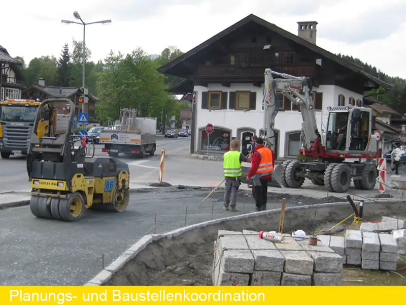 Baustellenkoordination - Strassenbauarbeiten